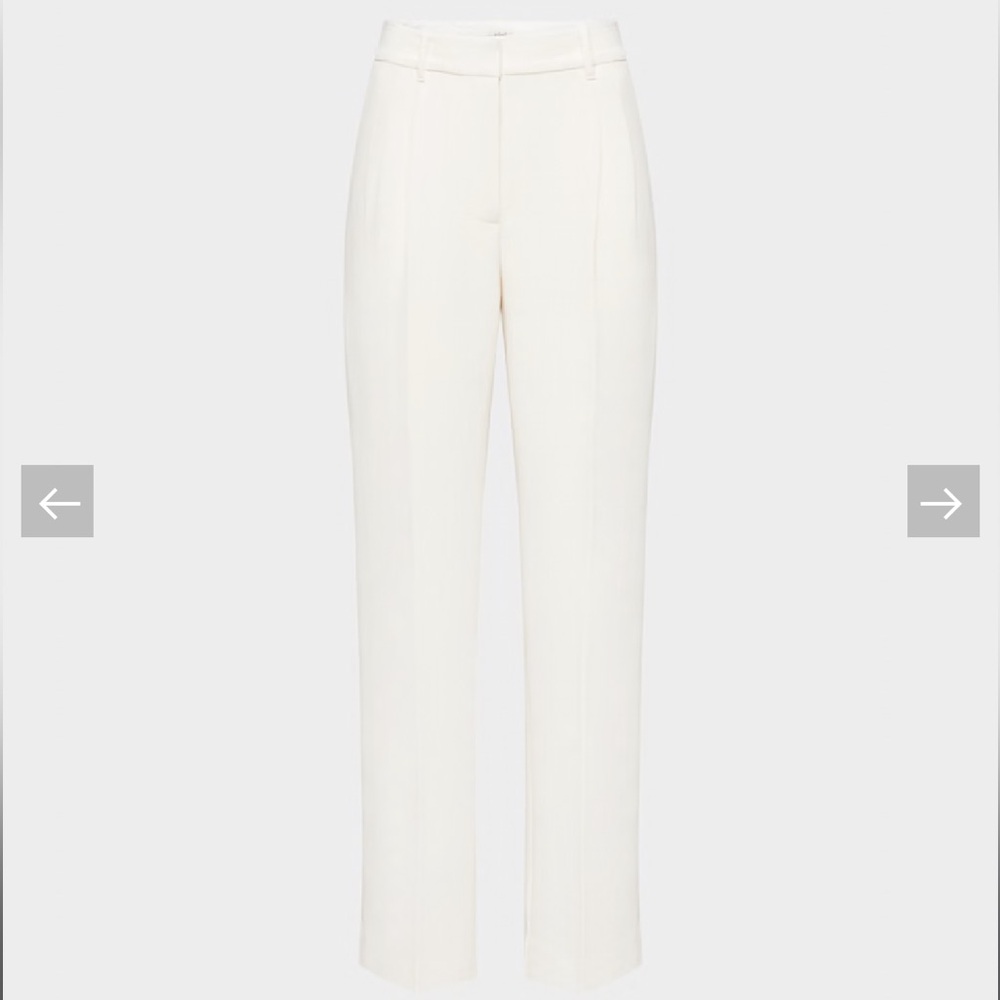 Aritzia Cropped Effortless Pants in Light Birch size 10